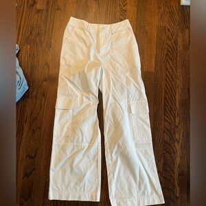 White Cargo Pants Princess Polly